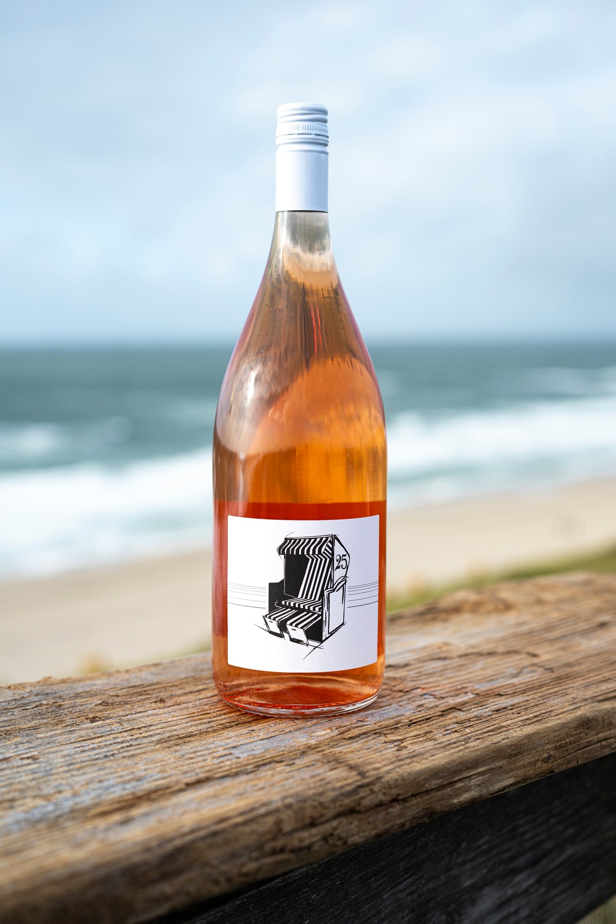 Sylter Strandkorb Rosé Magnum-Flasche Wein