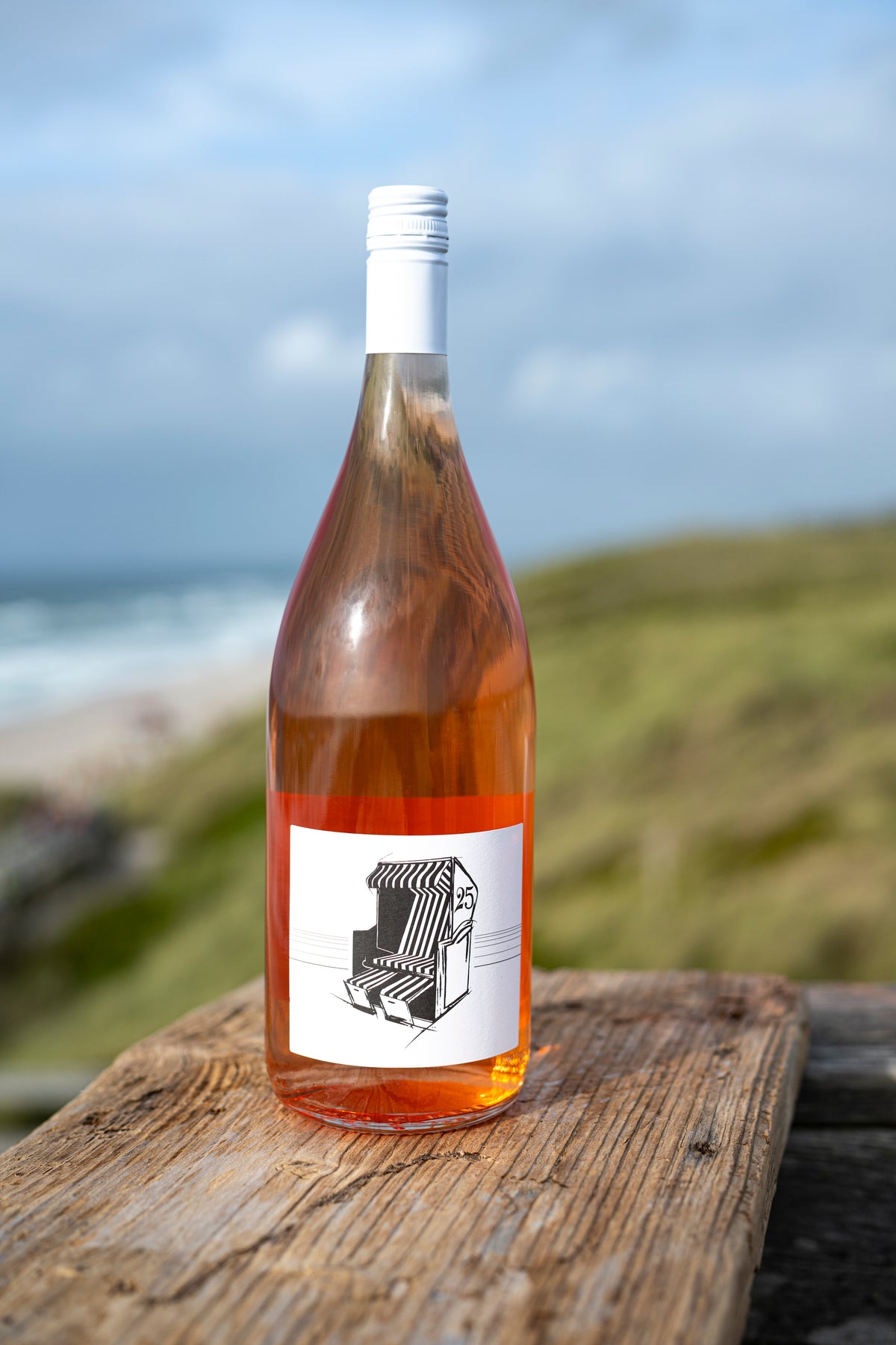 Sylter Strandkorb Rosé Magnum-Flasche Wein