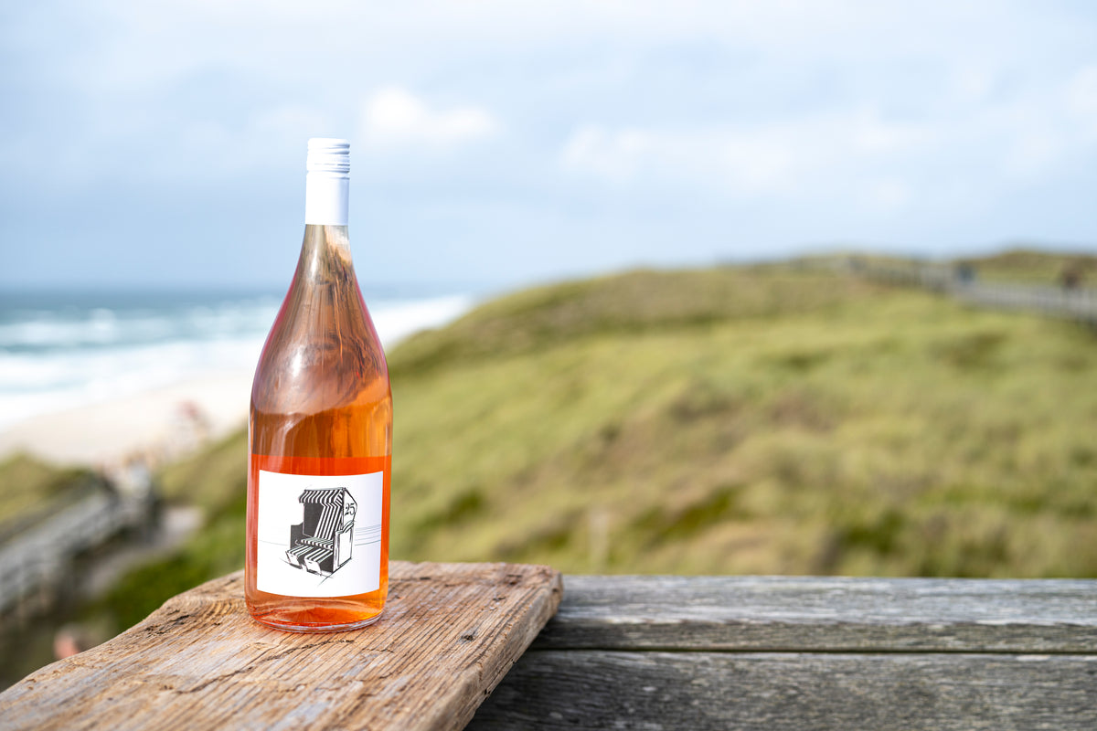 Sylter Strandkorb Rosé Magnum-Flasche Wein