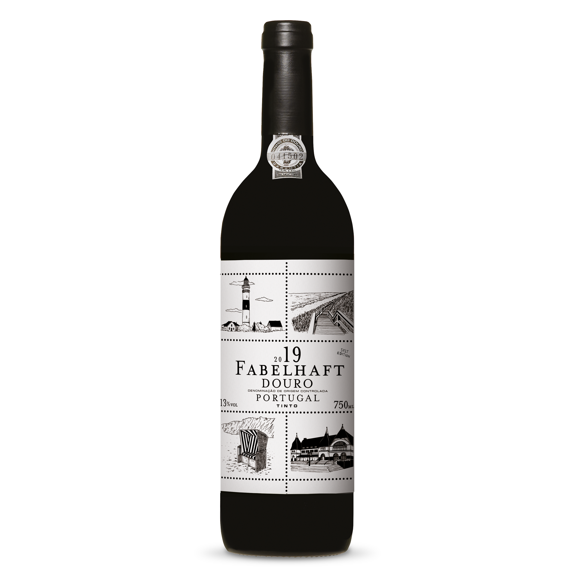 Vorderseite Flasche Rotwein Niepoort Fabelhaft Sylt Edition Tinto Douro